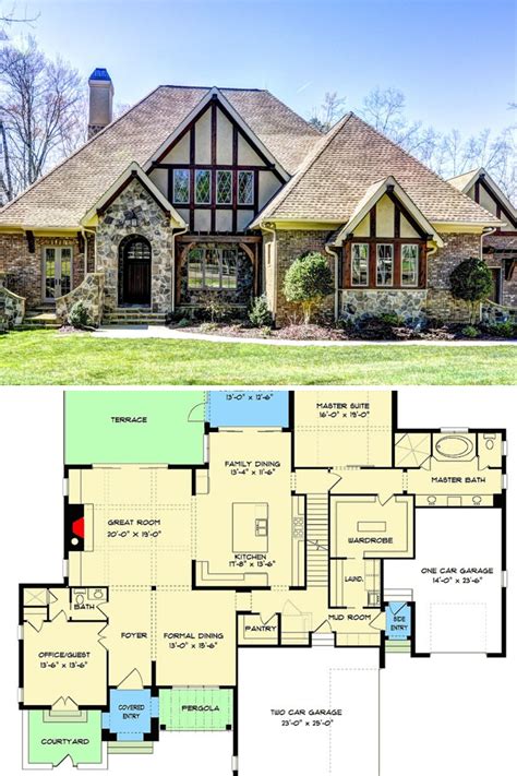 ghouse plan tudor|tudor house designs.